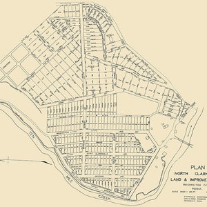 1922-Karte von Clarksville, Washington County, Pennsylvania