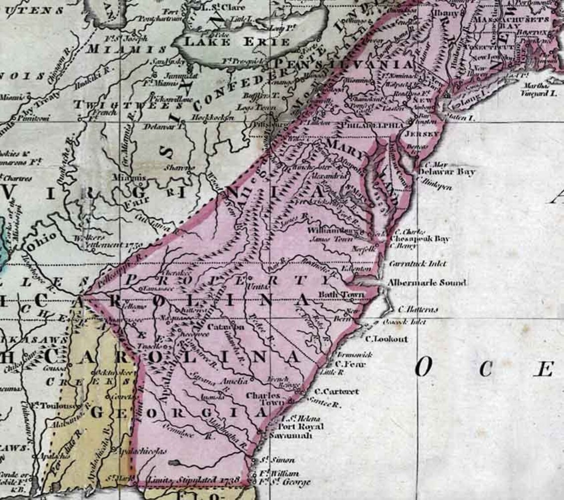 1763 Map of North America Etsy - Il 1140xN.1735032079 8ry5