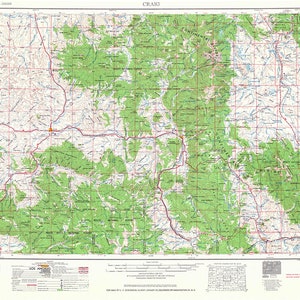 1964 Topo Karte von Craig Quadrangle Colorado Rout National Forest