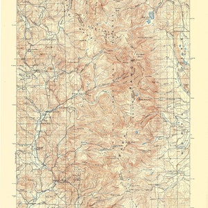 1911 Topo Karte von Hahns Peak Quadrangle Colorado Rout National Forest