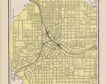 1892 Map of Atlanta Georgia