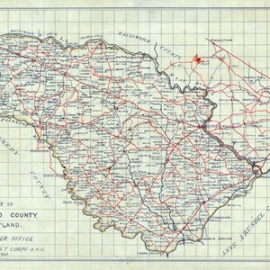 1863 Carte du comté de Howard, Maryland