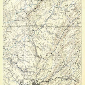 1892 Topo Karte von Birmingham, Alabama