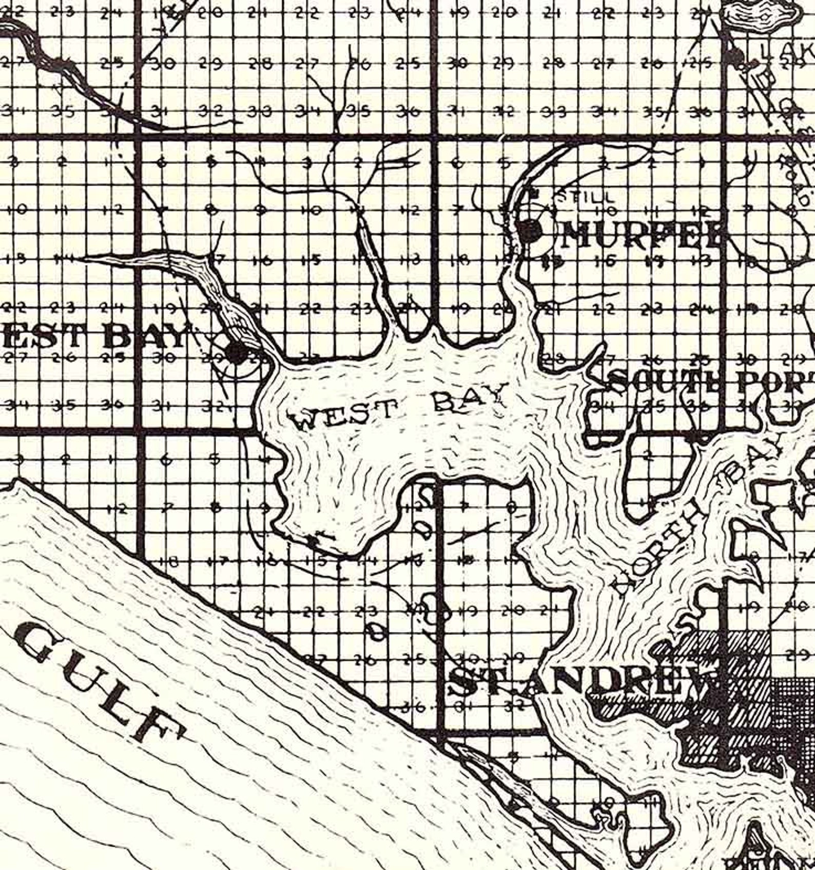 1914 Map of Bay County Florida St Andrews Sound | Etsy