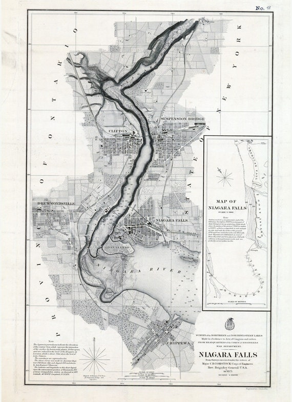 Upper Niagara River Depth Chart