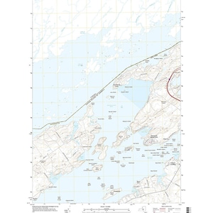 2016 Topo Map of Thousand Island Park New York