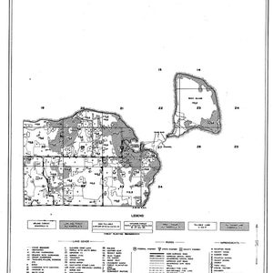 1942 Stadtplan von Washington Island Door County Wisconsin