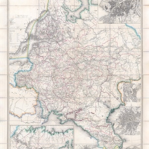 1854 Map of the Russian Empire