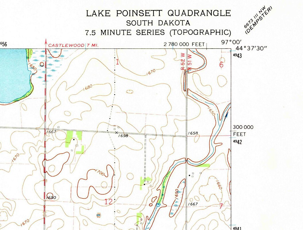 Topo Map Of West Point Lake