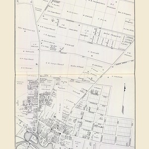 1878-Karte von Toms River, New Jersey