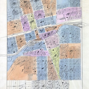 1927 Karte von Reno Nevada