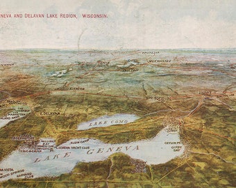 Lake Geneva Panorama Walworth County Wisconsin