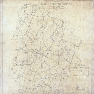 Carte du comté de Bradley, Tennessee, 1919