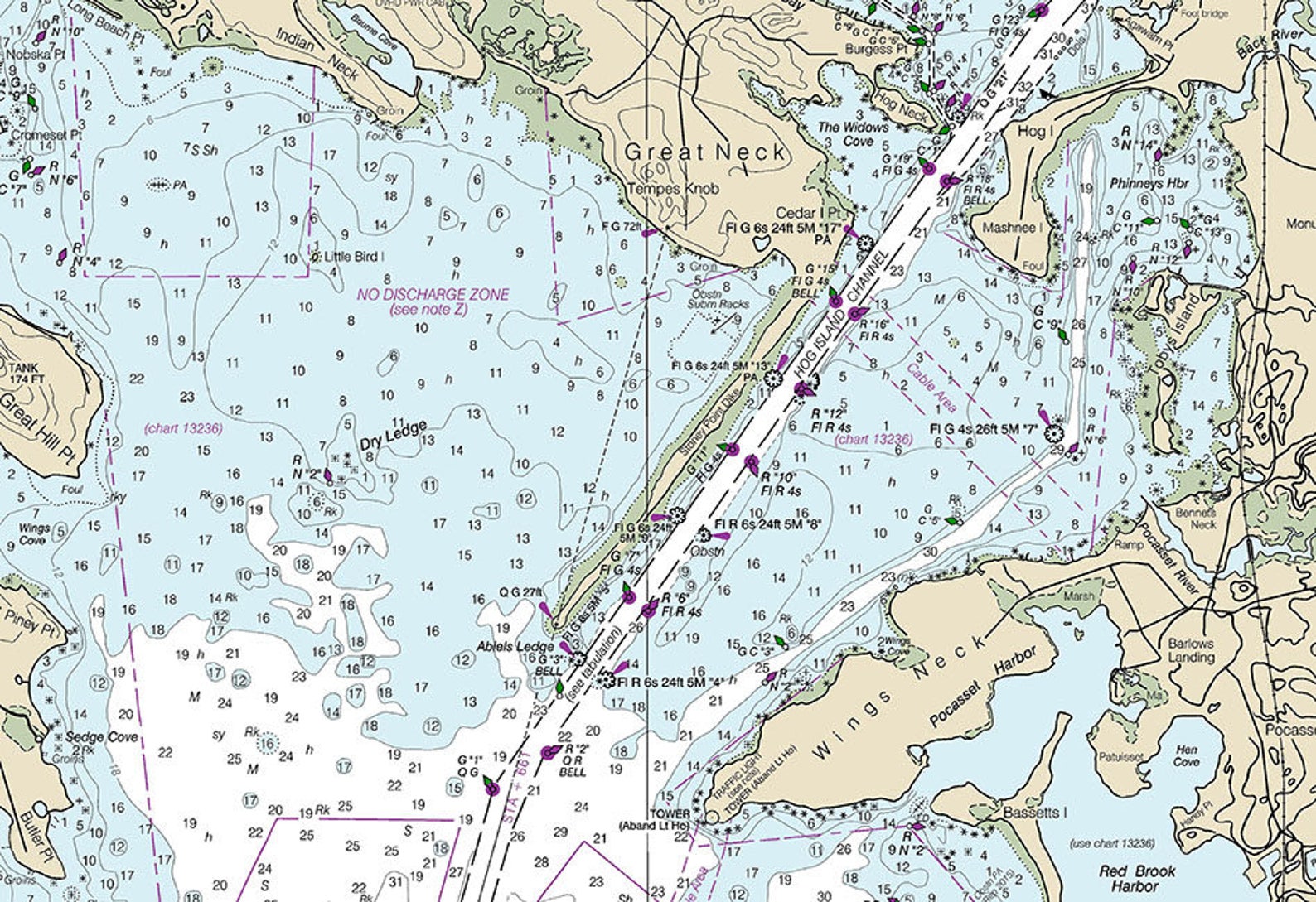 2017 Nautical Map of Buzzards Bay Massachusetts Etsy