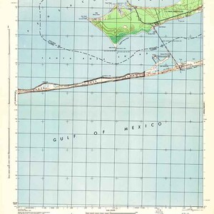 1944 Topo Karte vom Florida Fairway Fair Trade