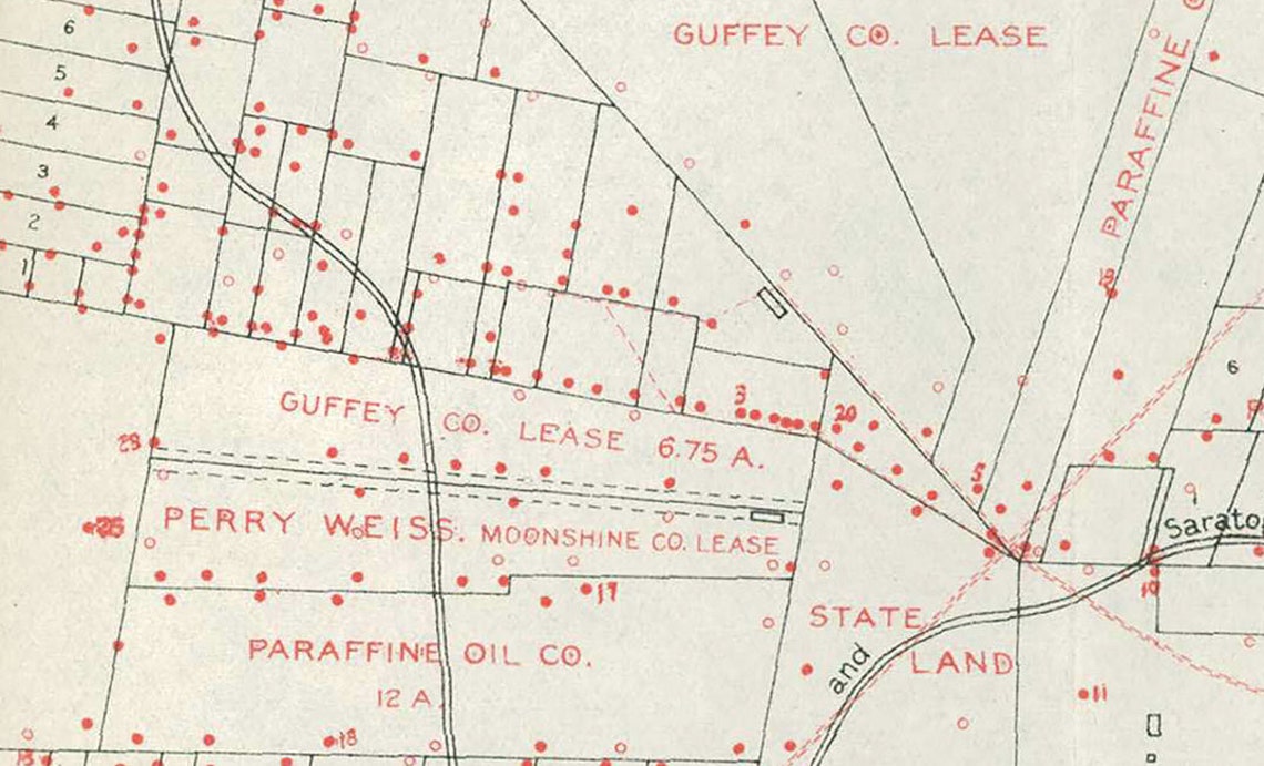 1906 Map of the Batson Oil Field Texas Etsy Finland