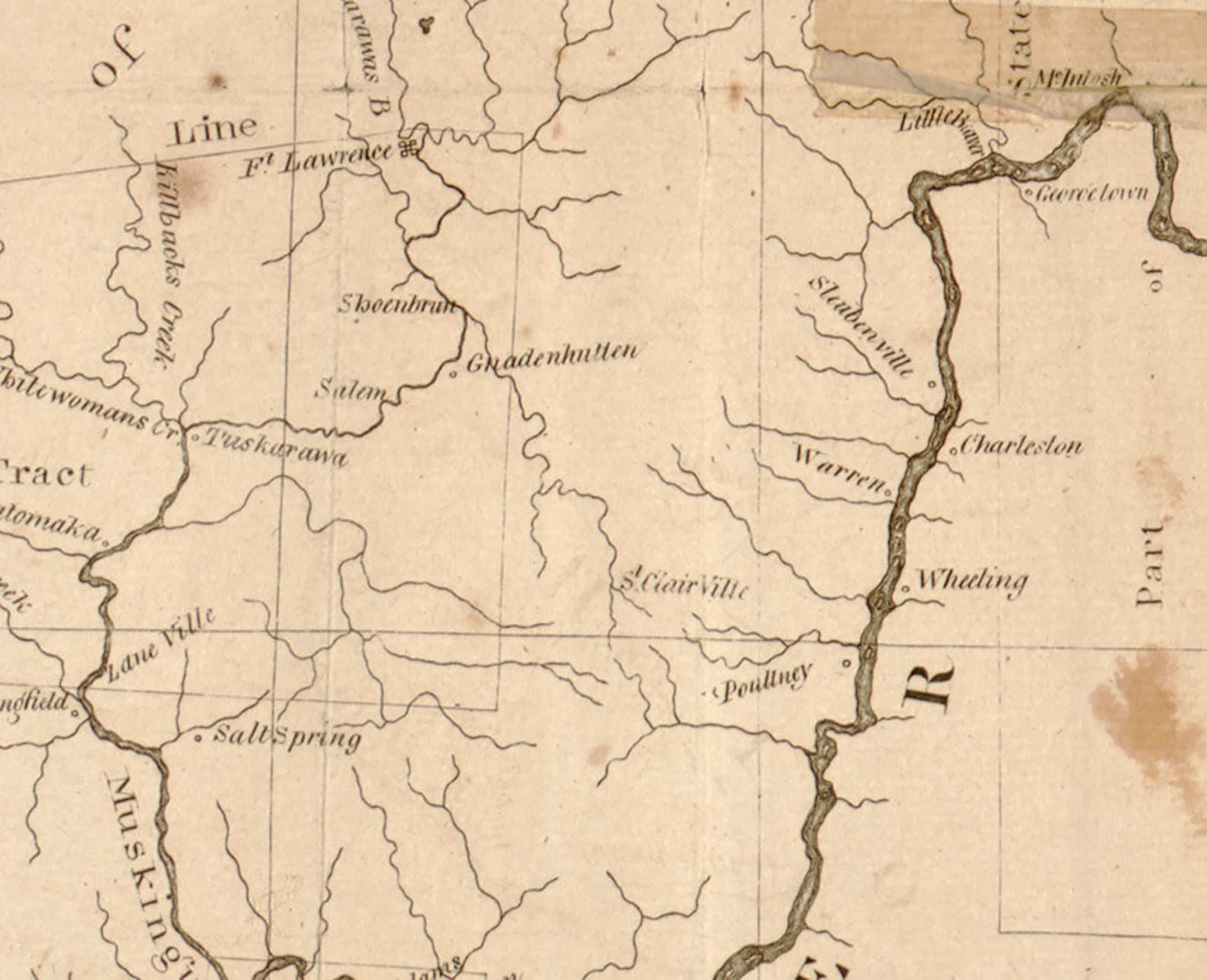 1804 Map of the State of Ohio Etsy