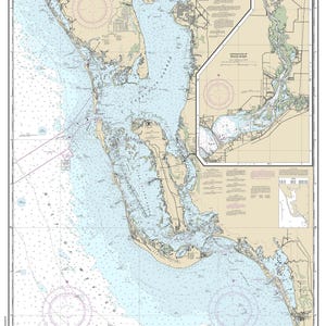 Nautische kaart van Charlotte Harbor, Florida, 2024