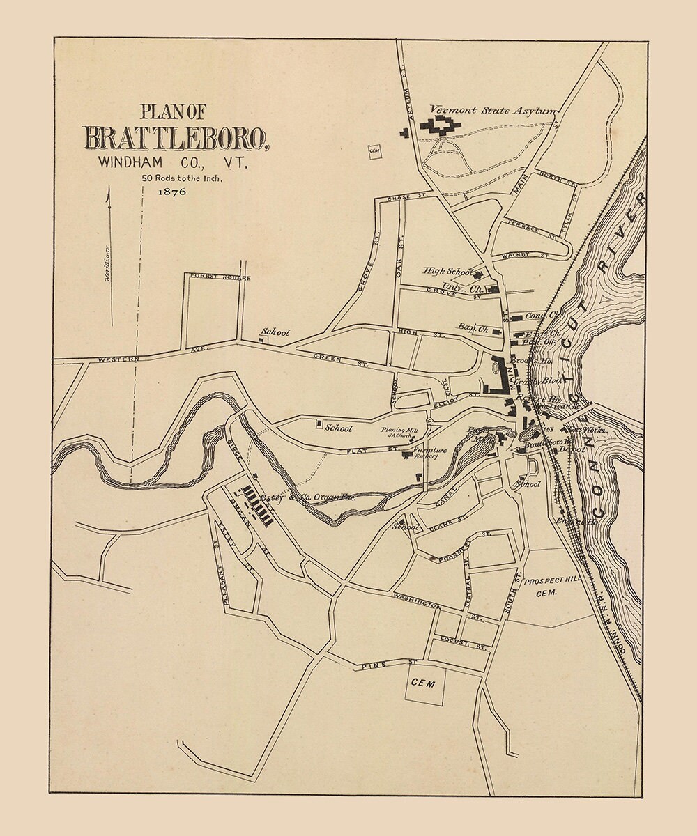 Brattleboro Vt Map