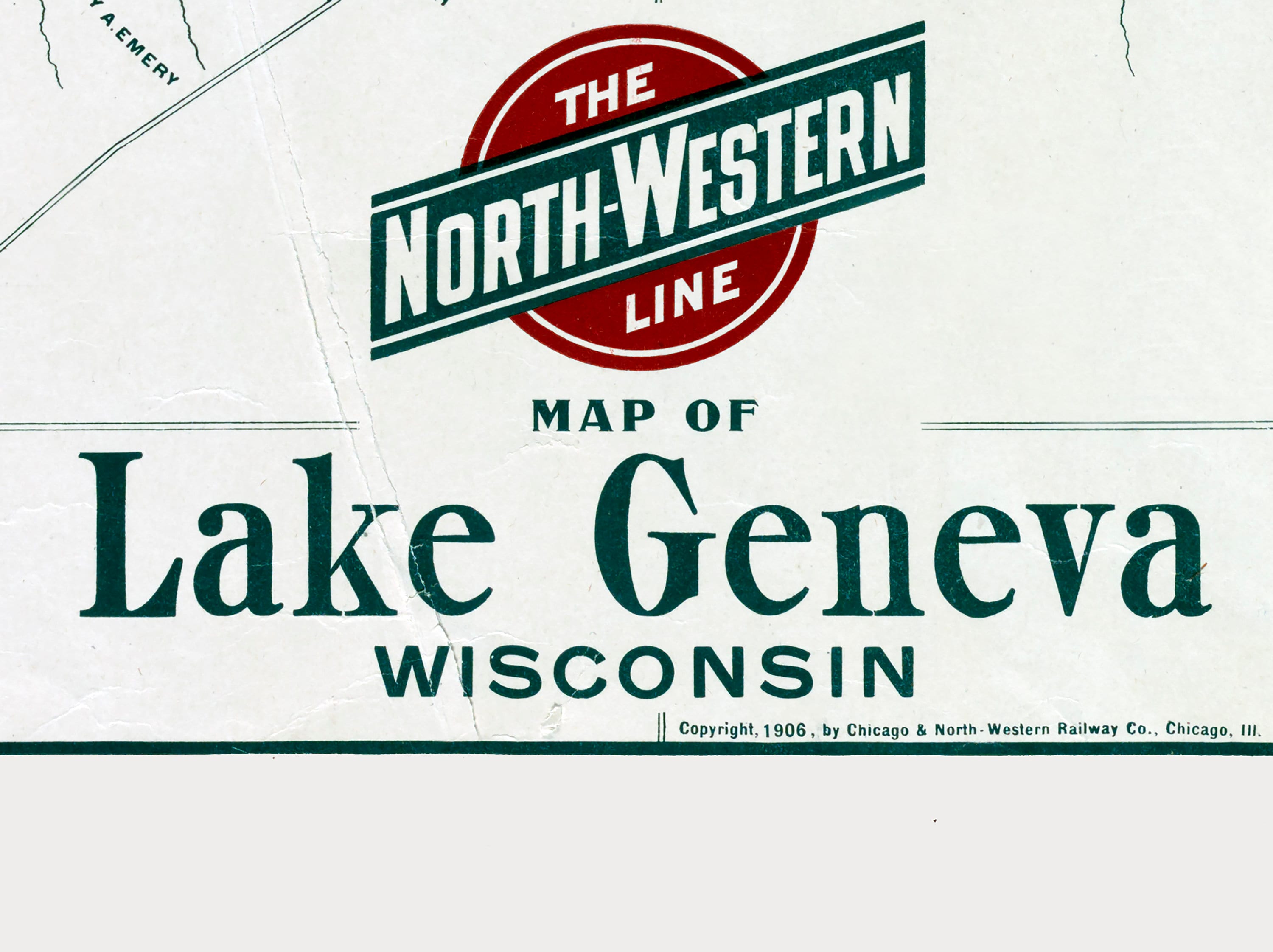 1906 Map of Lake Geneva Wisconsin - Etsy