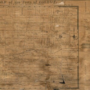 1855 Map of Amboy Oswego County New York