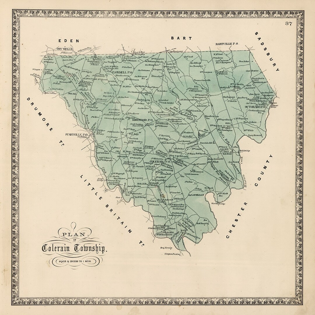 1864-map-of-colerain-township-lancaster-county-pennsylvania-etsy