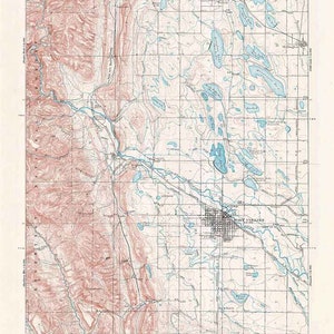 1906 Carte topographique de Fort Collins, Colorado