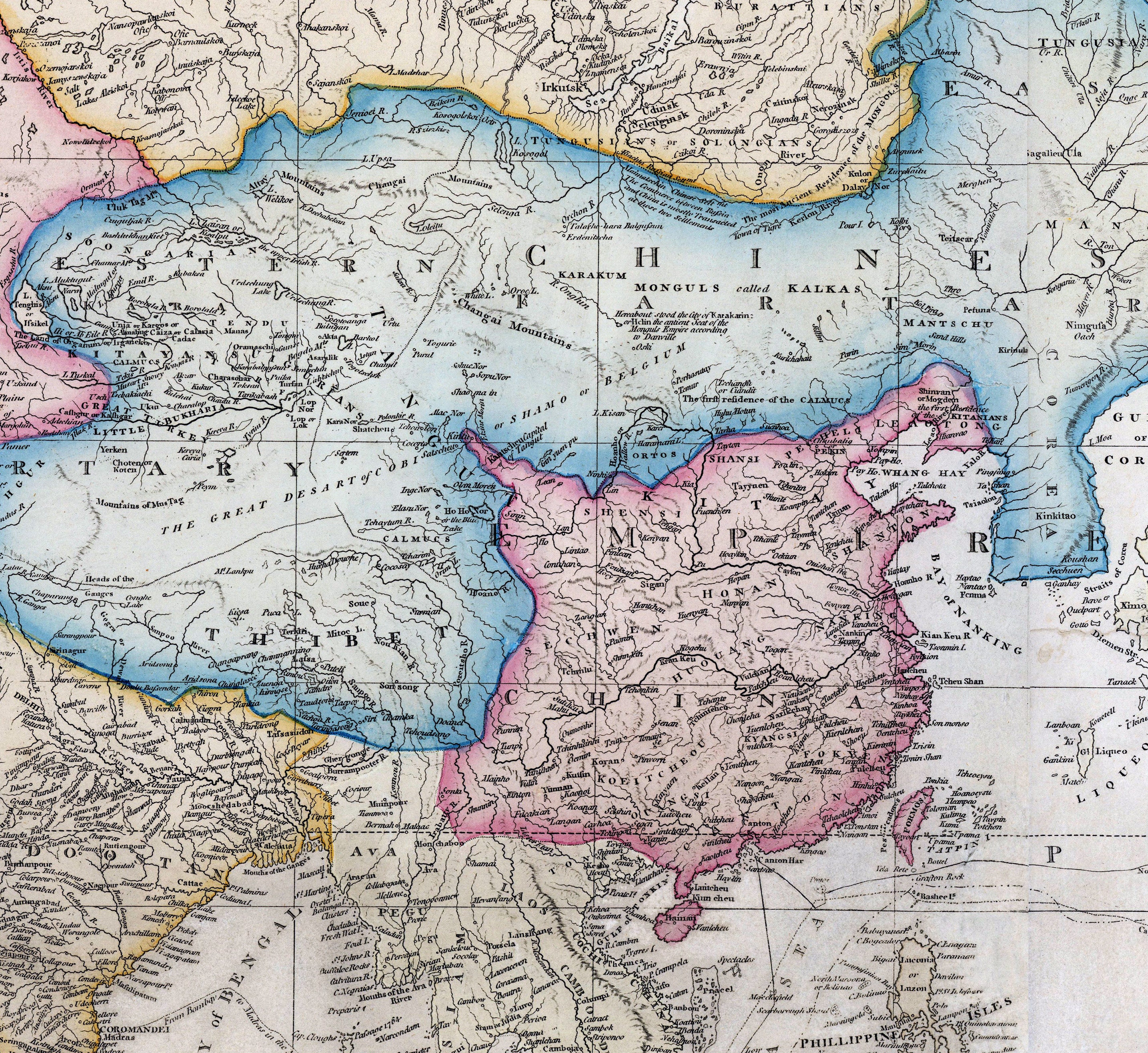 1808 Map of the World - Etsy