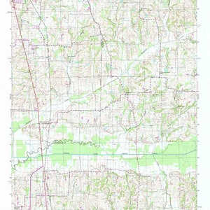 1956 Topo Map of Mc Connell Tennessee South Fulton
