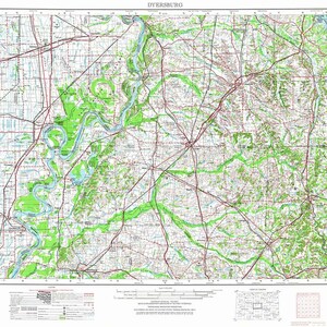 1956 Topo Map of Dyersburg Tennessee Mayfield