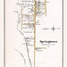 1891 Town Map of Springtown Bucks County Pennsylvania Etsy