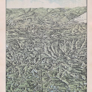 1896-Karte der Lake Region von Minnesota und der Saint Paul & Duluth Rail Road