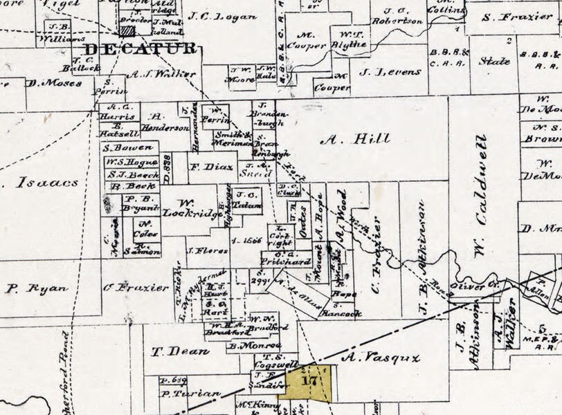 1870 Map of Wise County Texas Etsy