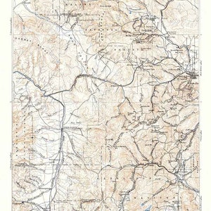 1899 Topo Karte von Helena Montana Helena Deerlodge National Forest