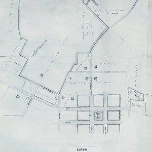 Carte du comté d'Eutaw Greene, Alabama, 1859