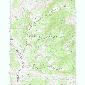 Carte topographique de Boyd Ridge, Wyoming, Wyoming, 1993