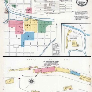 1896 Sanborn Map of Bedford County Pennsylvania