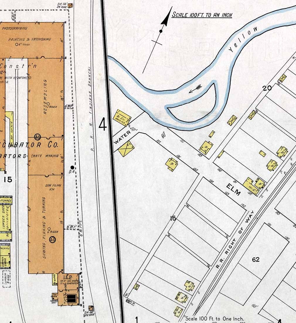 1917 Town Map of Homer City Indiana County Pennsylvania Etsy