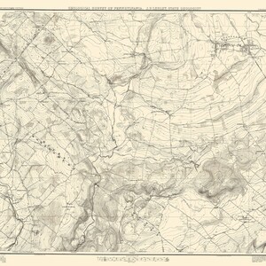 1881-Karte der Quakertown Region Bucks County, Pennsylvania