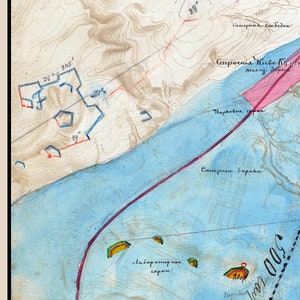 1850 Map of Kiev Ukraine Soviet War zdjęcie 3