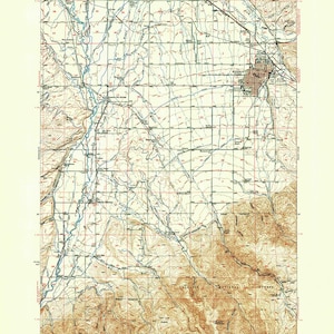1953 Topo Map of Bozeman Quadrangle Montana
