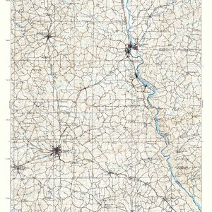 1907 Topo Karte von Opelika Alabama Auburn