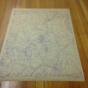 1911 Farm & Gas Well Map Waynesburg Quad Greene County Pa