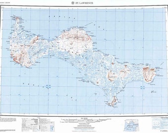 1964 Topo Map of St Lawrence Alaska AK