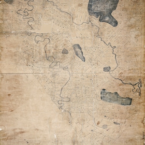 1855 Town Map of Fryeburg Maine