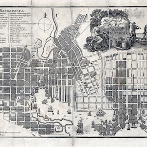 1804 Map of Baltimore Maryland