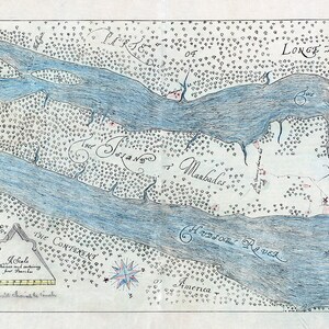 1664 Map of the Town of New York