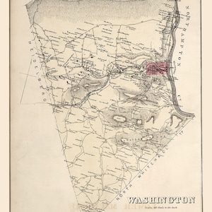 1876-Karte von Washington Township Lehigh County Pennsylvania