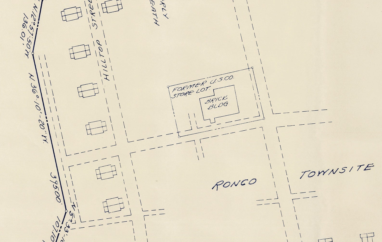 1965 Ronco PA Mine and Town Map Fayette County Masontown Etsy