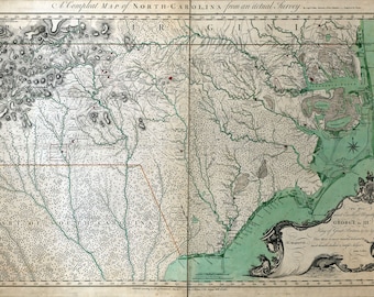 1770 Map of North Carolina